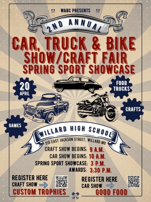 Willardcartruckbikeshow » Willard Car, Truck, Bike & Show/Craft Fair