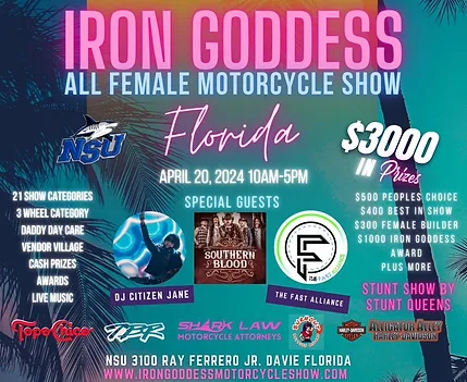 Iron Goddess Motorcycle Show Florida, motorcycle show