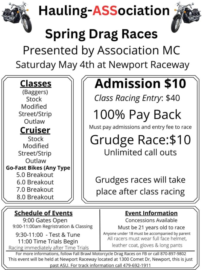 Spring Drag Races, Association MC