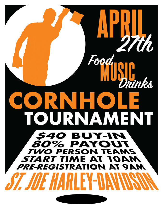 cornhole tournament, motorcycle events