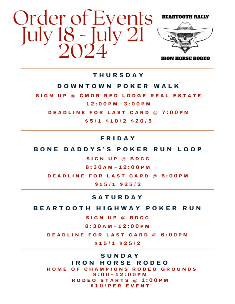 Beartooth Rally and Iron Horse Rodeo
